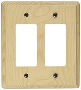 Jackson Deerfield 427U Ash Double Rocker/GFI Wall Plate Jackson
