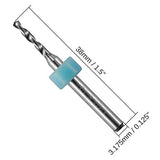 Genmitsu 30pcs PCB Drill Bits Set, 0.1mm-3.0mm, 1/8" Shank Spiral Flute CNC Router Bits for Print Circuit Board Jewelry CNC Engraving, PD30A Genmitsu