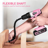 AVID POWER 20V MAX Lithium lon Cordless Drill Set, Power Drill Kit with Battery and Charger, 3/8-Inch Keyless Chuck, Variable Speed, 16 Position and AVID POWER