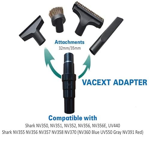 Universal Vacuum Hose Adapter Kit Reducer Attachment Set Converter from 1 1/2 inch to 1 1/4 inch from 1 3/8 inch to 1 1/4 inch Dust Hose Port Adapter VACEXT