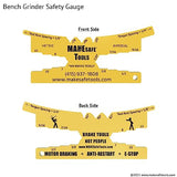BENCH GRINDER SAFETY GAUGE & MULTI-TOOL (1) MAKESAFE