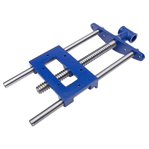Yost Vises F9WW Front Vise | 9 Inch Woodworking Vise with guide bars | Blue Yost Tools