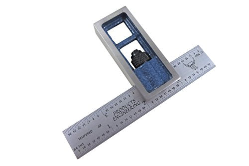 PEC Tools 7104-404 4" 4R Double Square, reads 32nds, 64ths, 8ths, 16ths. PEC Tools