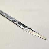 KAKURI Kiridashi Knife Right Hand 12mm, Professional Razor Sharp Hand Forged Japanese Carbon Steel Blade Hammered Pattern for Woodworking, Marking, KAKURI
