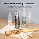 xTool RA2 Pro for M1, 4-in-1 Laser Rotary with Risers, Laser Rotary Roller Engraving Module for Laser Engraver, Jaw Chuck Rotary, Y-axis Rotary xTool