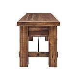 Alaterre Furniture Durango 60" L Wood Entryway/Dining Bench Alaterre Furniture
