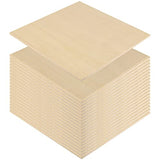 MUKCHAP 15 Piece 10 Inch Square Wood Sheets, 1/4 Inch Unfinished Wood Sheets, Plywood Boards for Crafts, Drawing, Carving, DIY MUKCHAP