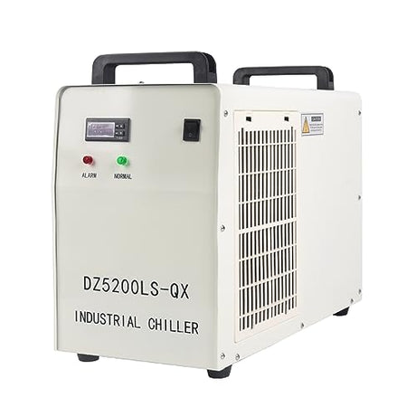 LCyindu Water Chiller 6L Industrial Chiller Thermolysis Type Water Chiller 1700W/°C Current Recirculating Chiller 4.23gpm 4.5-7A For 40W 60W 80W 130W LCyindu