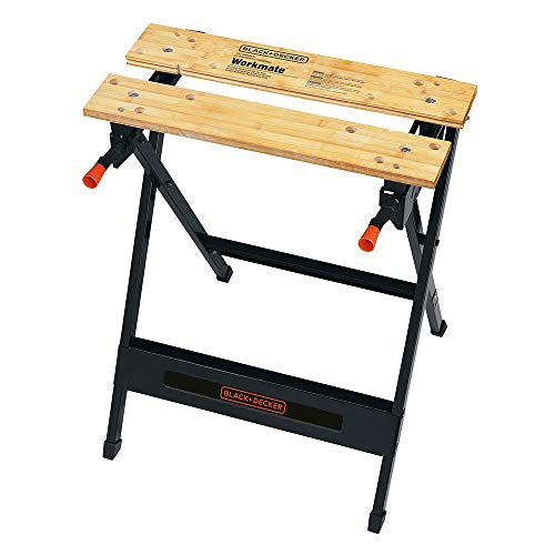 BLACK+DECKER Workmate Portable Workbench, 350-Pound Capacity (WM125) - WoodArtSupply