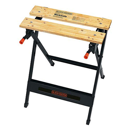 BLACK+DECKER Workmate Portable Workbench, 350-Pound Capacity (WM125) - WoodArtSupply