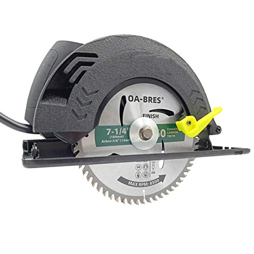 3Pack Combo 7-1/4 Inch Circular Saw Blades with 5/8" Arbor, TCT ATB 24T Framing, 40T Crosscutting, 60T Finish Saw Blade for Various Wood Cutting OA-BRES