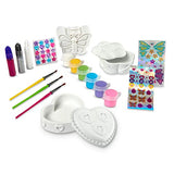 Melissa & Doug Created by Me! Favorite Things Craft Kits Set: Decorate-Your-Own Flower and Heart Treasure Boxes and Butterfly Bank Melissa & Doug