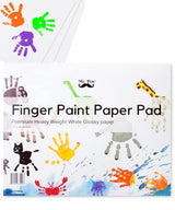 Mr. Pen- Finger Paint Paper, 11 x 14 inches, 22 Sheets, Paint Paper for Kids, Art Paper for Kids, Kids Paint Paper, Paper for Painting Kids, Finger Mr. Pen