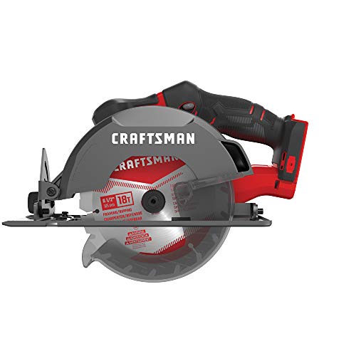 CRAFTSMAN V20 Cordless Circular Saw, 6-1/2 inch, Bare Tool Only (CMCS500B) Craftsman
