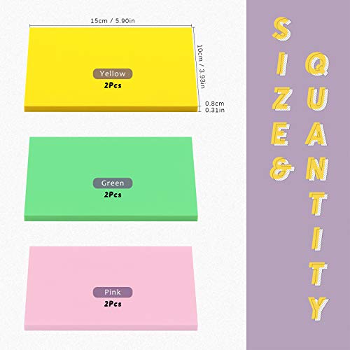 Swpeet 8Pcs Carving Rubber Tools, 6Pcs Scrapbooking Soft Rubber Stamp Carving Linoleum Blocks, 5 in 1 Linoleum Cutter Tools and Rubber Roller Brayer Swpeet