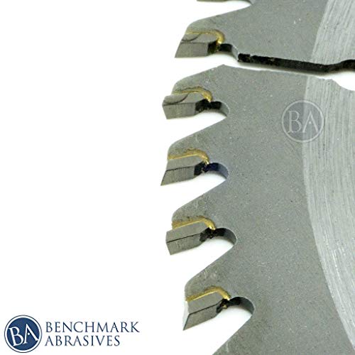 Benchmark Abrasives 8" 64 Tooth, TCT Wood Cutting Saw Blade for General Purpose Cutting & Trimming of Softwoods, Hardwoods, Long Lasting Blades, Use - WoodArtSupply