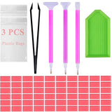 Diamond Painting Accessories & Art Tool Supplies-60PCS Diamond Painting Glue Clay-DIY Embroidery Wax Tacky Kit-Glue Dot Clay Paint Pen for Craft 5D Top2Stands