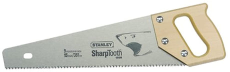 STANLEY Hand Saw, 8-TPI, 15-Inch (15-334) Stanley