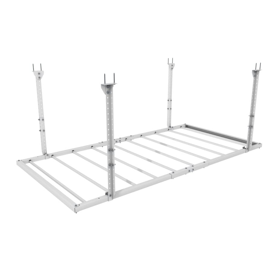 E-Z Garage Storage 4' x 8' Overhead Garage Storage Rack - Heavy Duty Steel, Customizable, Versatile, Easy Installation E-Z Garage Storage