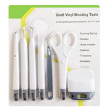 Corey-z Weeding Tools for Vinyl,Scissor,Tweezers,Weeders,Scraper,New Spatula,Scoring Stylus,Basic Weed Removal Tool Kit for Cricut/Silhouette/Siser corey-z