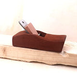 Atoplee Wood Hand Planes, Mini and Portable Woodworking Edge Trimming Plane for Edge Rounding Corner Rounding, with 1 Planer Blade and 1 Wood Fixer ATOPLEE
