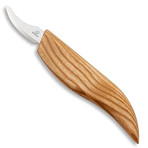 BeaverCraft Wood Carving Knife Whittling Knife for Beginners C18 - Safety Chip Carving Knife Whittling Tools Wood Carving Tools for Beginners - Sloyd BeaverCraft