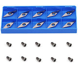 Diamond Tungsten Carbide Insert 32mm Replacement Cutter Knives with Sharp Point fit for DIY Wood Lathe Turning Detailer Tools Kit or Woodworking Asieg Tool