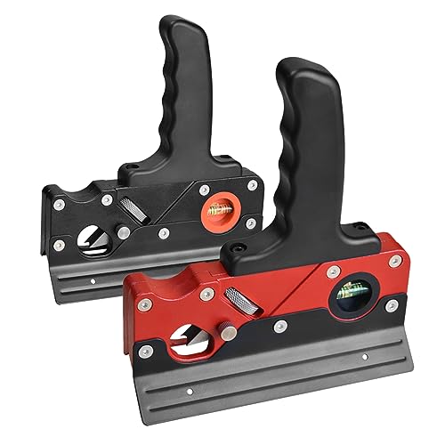 TIASOU Wood Planers for Woodworking, Chamfer Plane Woodworking Edge Corner Flattening Tool with Auxiliary Locator and Handles, Hand Chamfering Planer Tiasou