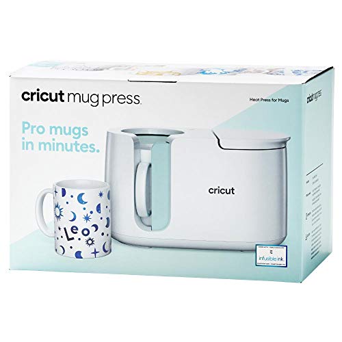 Cricut Mug Heat Press Infusible Ink Machine Bundle for Sublimation Transfer Blank Coffee Tea Mugs for DIY Custom Personalized Christmas Birthday Gift - WoodArtSupply