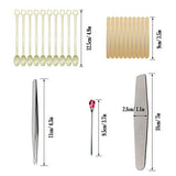 Woohome 66 PCS Epoxy Resin Tools Kit, Silicone Mold Tool Included Measuring Cup, Silicone Mixing Cups, Tweezers with Mixing Sticks, Dropping Pipette, Woohome