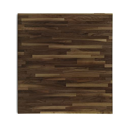 CONSDAN Butcher Block Counter Top, Walnut Solid Hardwood Countertop, Wood Slabs for Kitchen, Reversible, Both Side Polished, Prefinished with - WoodArtSupply