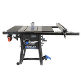 Delta 36-5100T2 Contractor Table Saw with 30" Rip Capacity and Cast Extension Wings Delta