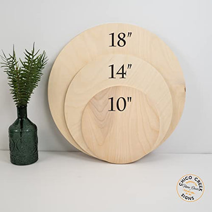 Personalized Whiskey Bar Sign 10" 14" 18" Round Wood Sign Bourbon Bar Accessories Bar Decor Gift B3-00140051001 - WoodArtSupply