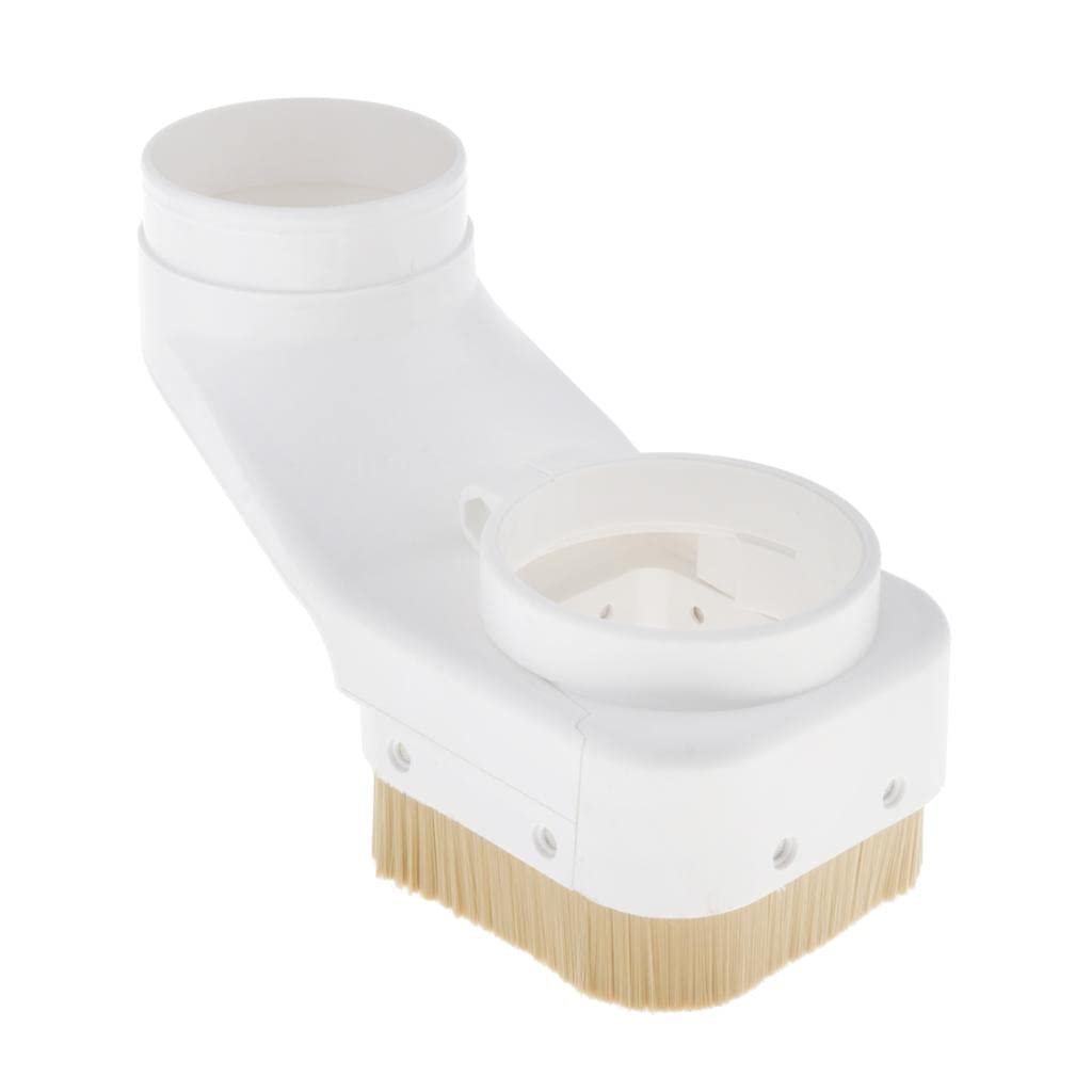 Almencla White Beige Spindle Dust Shoe Boot Cover Cleaner for CNC Routers Engraving Milling Machine Accessories, for 70mm Spindle Almencla