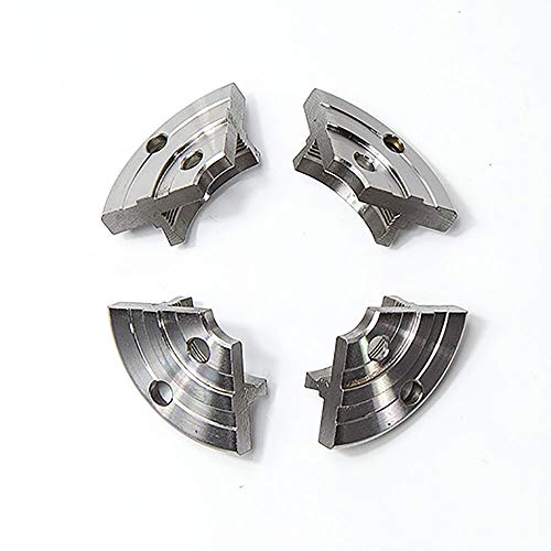 NOVA 48290 PRO-TEK G3 Insert Type Wood Turning Nickel Plated Chuck and Laser Etched Precise Jaw Set with T Bar Wrench and 6 Point Star Fasteners Nova