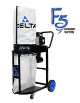 Delta Power Equipment 50-723T2 1 hp Dust Collector, Black Delta