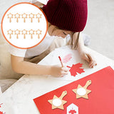 Healifty 10pcs Small Wooden Mirror Unfinished Mirror Craft DIY Makeup Mirror Princess Mirror Handheld Unfinished Cosmetic Mirror Wooden Princess Healifty