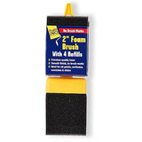 Foampro 72-4 Foam Brush & 4 Refills, 2 Inch Foampro