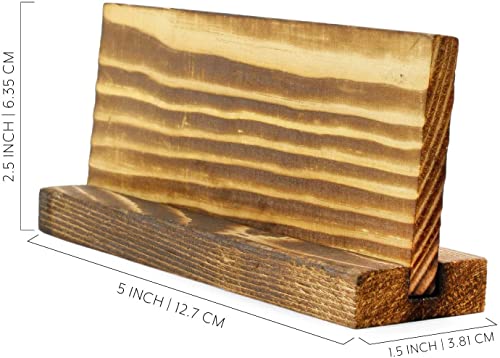 Darware Blank Wood Tabletop Signs (6-Pack, Brown); Natural Wood Signs for DIY Decorating for Weddings, Parties, Events and Business Darware