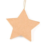 Factory Direct Craft Unfinished Paper Mache Star Ornaments for Crafting and Creating - 8 Stars Factory Direct Craft