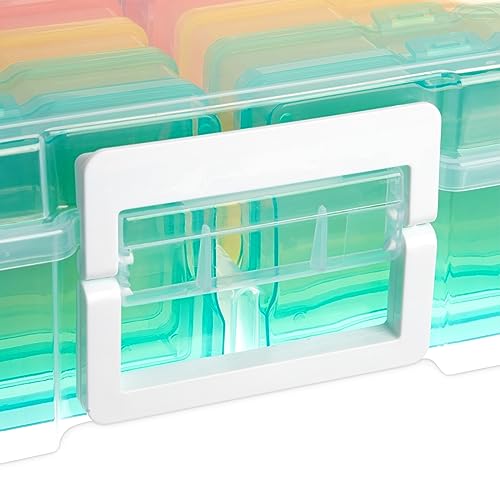 Bright Creations 24 Pack Photo Storage Boxes for 4x6 Pictures with