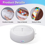 LET'S RESIN Large Epoxy Molds, 8'' for Succulent Pot, Round Silicone Molds for Casting Resin, Plaster, Concrete Cement, DIY Jewelry, Makeup Storage LET'S RESIN