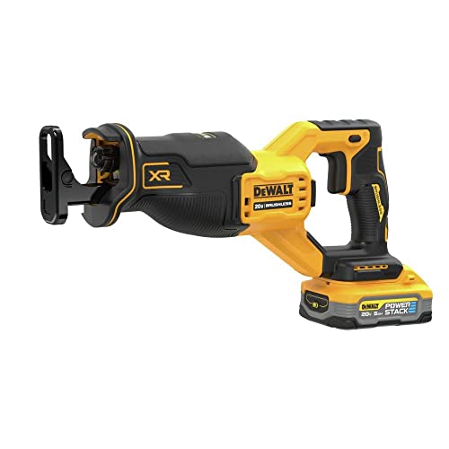 DEWALT 20V MAX Reciprocating Saw, Cordless, Battery and Charger Included (DCS382H1), Large - WoodArtSupply