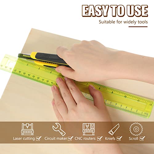 36 Pack Basswood Sheets Plywood Board 1/8 Inch Unfinished Wood Boards for Crafts for DIY Laser Projects Architectural Model Making Mini House Riakrum