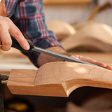 REXBETI 25Pcs Metal File Set, Premium Grade T12 Drop Forged Alloy Steel, Flat/Triangle/Half-round/Round Large File and 12pcs Needle Files with Carry REXBETI