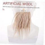 Yardenfun 12 Sets Dwarf Beard DIY Fluffy Gnome Beard Faux Fur Costume Beard Unfinished Gnome Beard Faux Fur Gnome Beards DIY Gnome Beard Santa Yardenfun