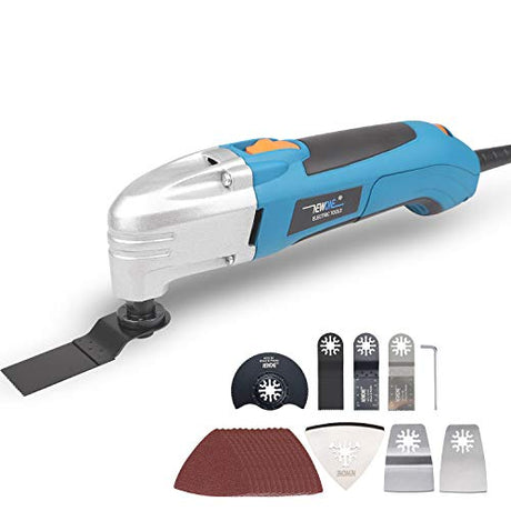 NEWONE Oscillating Tool,1.8 Amp Power Tools,Variable Speed Oscillating Multi-Tool Kit with 20pcs Oscillating Tools Accessories NEWONE