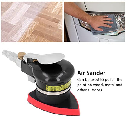 12000rpm Air Triangular Sander Detail Sander Handheld Mini Details Pneumatic Sanding Machine for Wood Metal - WoodArtSupply