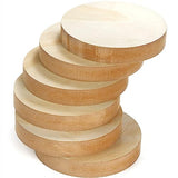 DEAYOU 6 Pack MDF Wood Circle, 6 Inch Round Unfinished Wood Board Disc, Wooden Plaque Coaster for Painting Crafts, Medium Density Fiberboard, 1" DEAYOU
