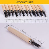 Wonglea Wood Carving Tools Set 12 Pcs,Wood Carving kit Set with Canvas Roll Bag, Wood Whittling Kit for Beginners Kids & Adults,Wood Carving Knife Wonglea